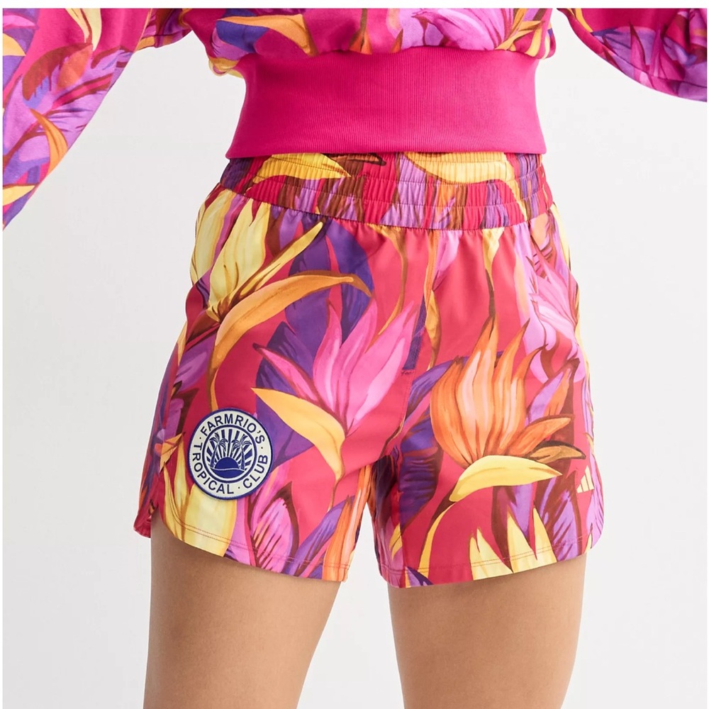 Adidas x Farm Rio Training Pacer Shorts XL NWT